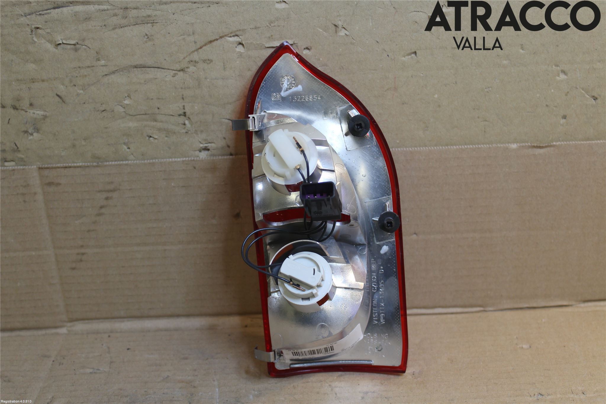 Opel INSIGNIA 09-16 Bakljus Vänster