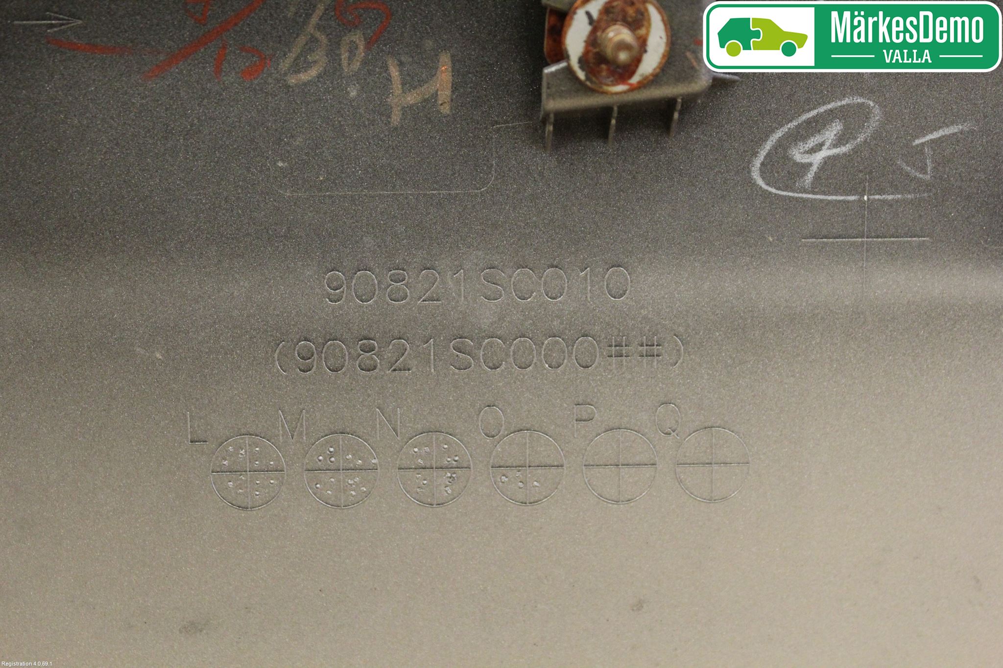 Subaru OUTBACK 10-15 Huv Luftintag