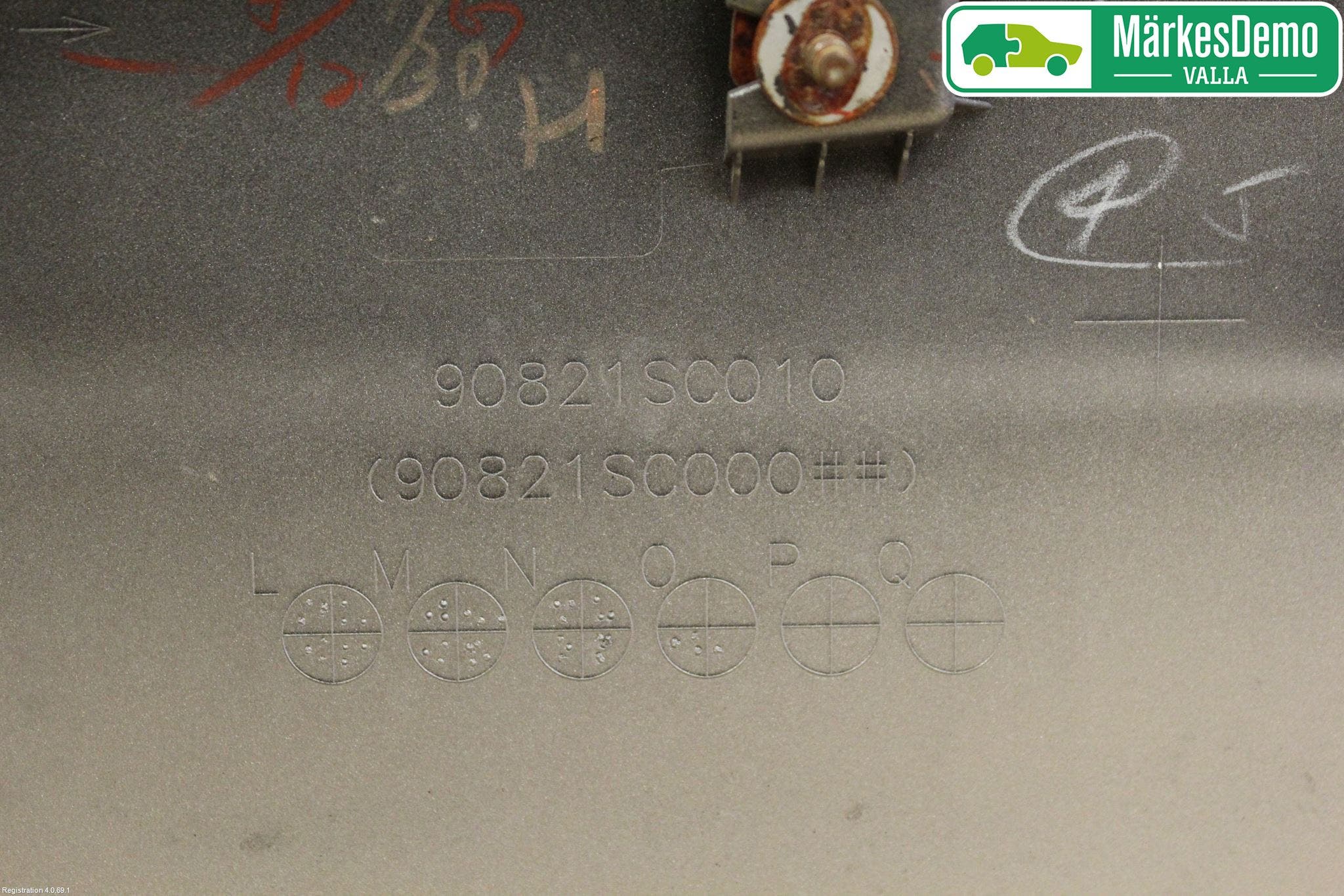 Subaru OUTBACK 10-15 Huv Luftintag