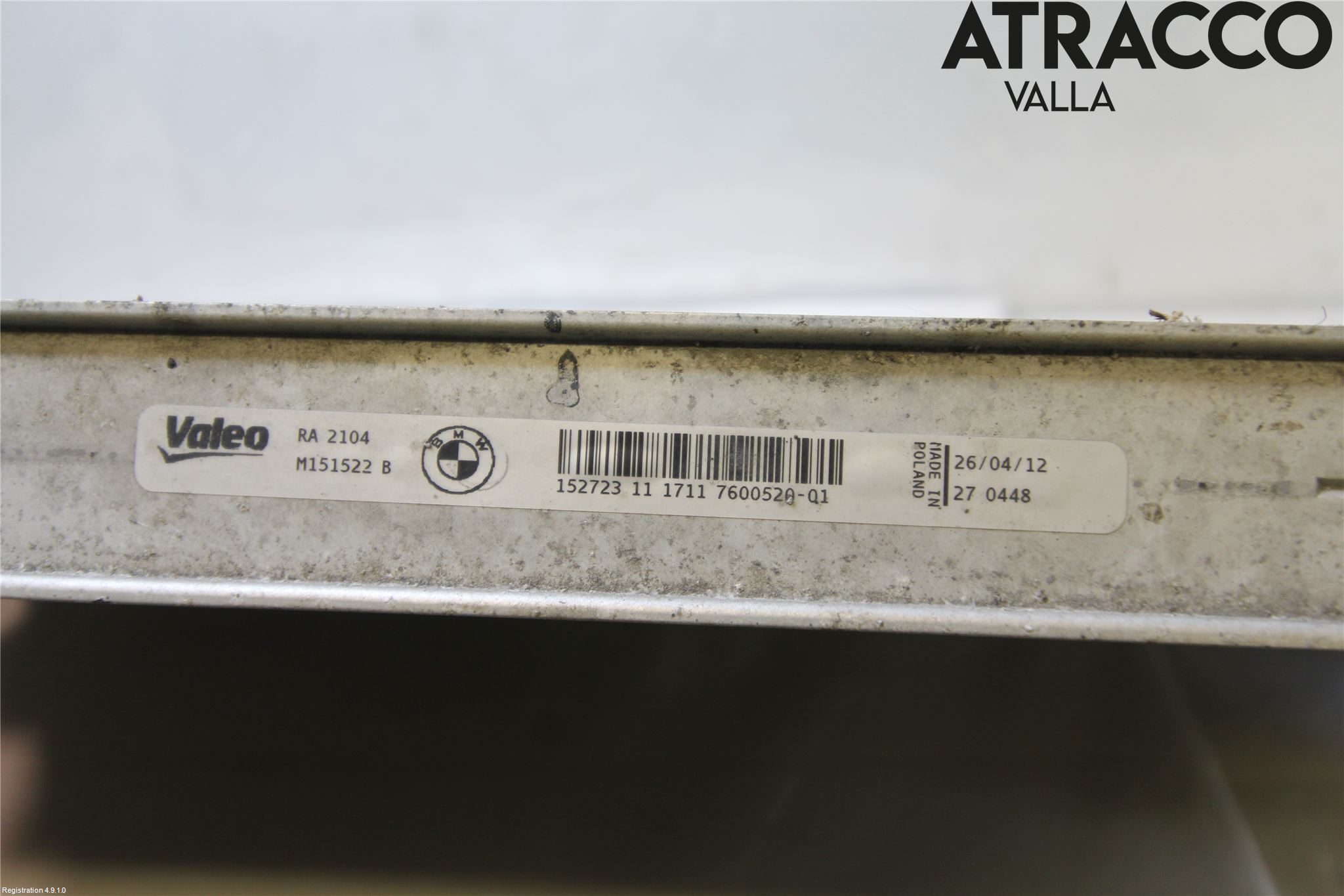 BMW 3 F30/F31/F80 12-19 Kylare Man