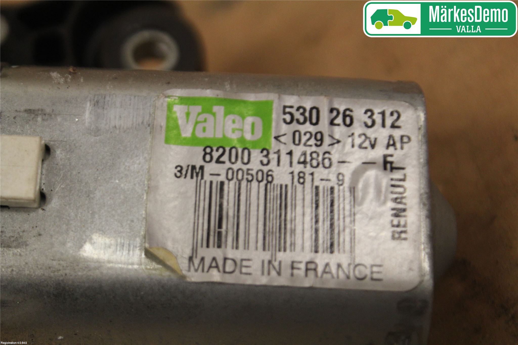 Renault CLIO III  09-12 Torkarmotor Baklucka