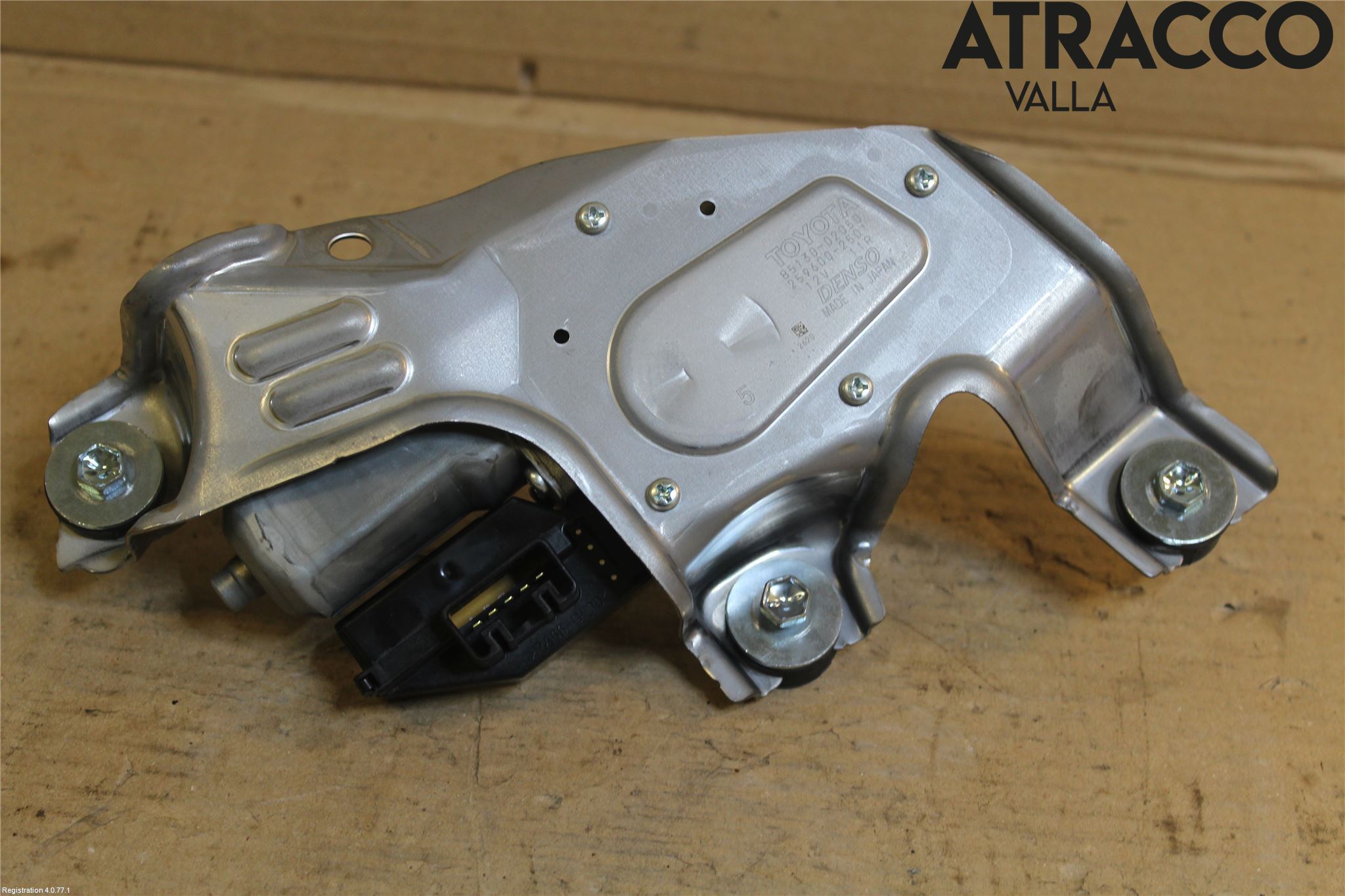 Toyota AURIS 13-19 Torkarmotor Baklucka