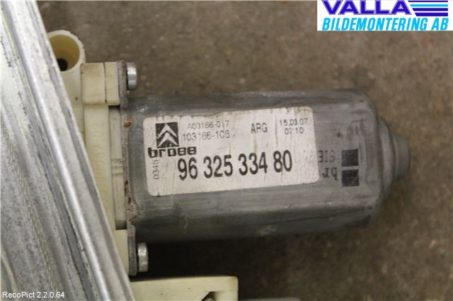 Citroen C5     05-08 Fönsterhiss El Kompl