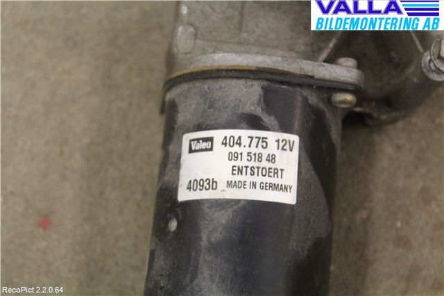 Volvo V70 00-04 Torkarmotor Vindruta