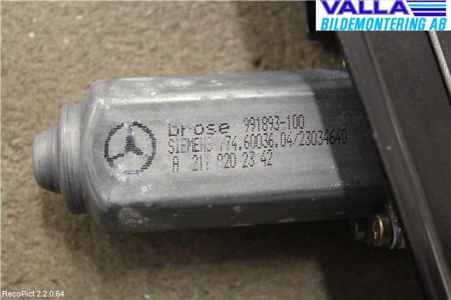 Mercedes-Benz MB E-KLASS (W211) 02-09 Fönsterhiss El Kompl