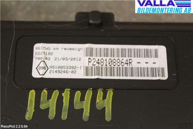 Renault KANGOO II 08-14 Instrument Komb