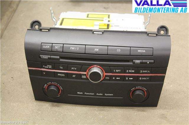 Mazda 3 I 03-06 Cd Radio - Multimediapanel