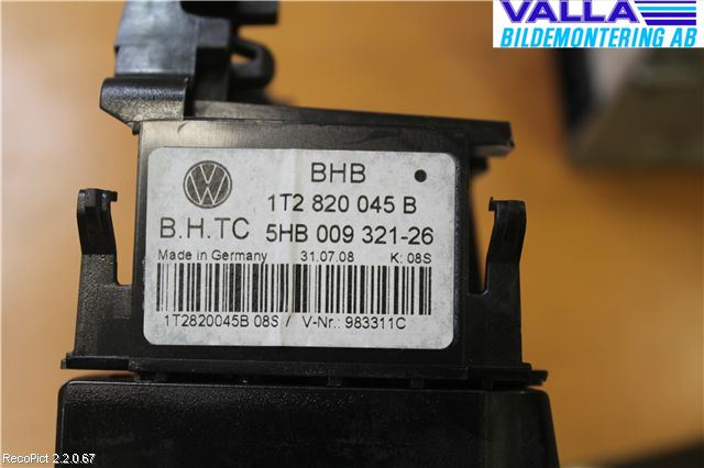 Volkswagen VW CADDY      04-10 Ac Styrenhet Ac Manöveren