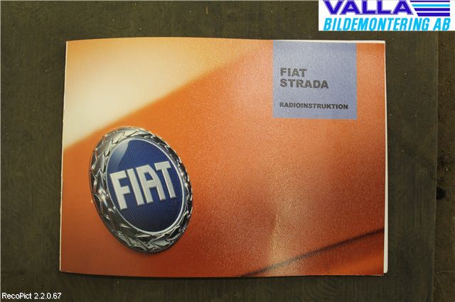 Fiat STRADA Cd Radio - Multimediapanel