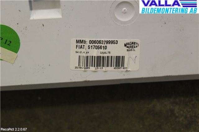 Fiat STRADA Instrument Komb