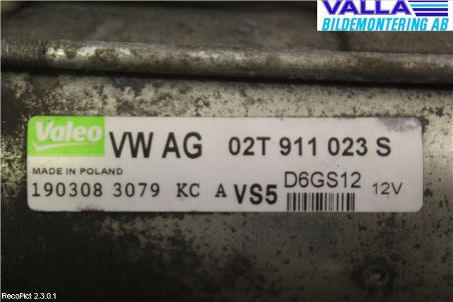 Skoda FABIA 07-14 Startmotor