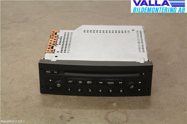 Peugeot 307     01-05 Cd Radio - Multimediapanel