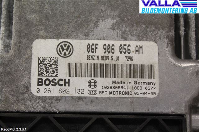 Volkswagen VW PASSAT 05-11 Styrenhet Insprut Bensin