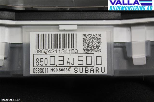 Subaru OUTBACK 10-15 Instrument Komb