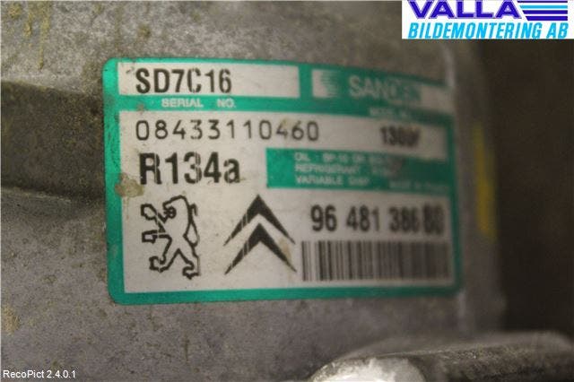 Peugeot 407 Ac Kompressor