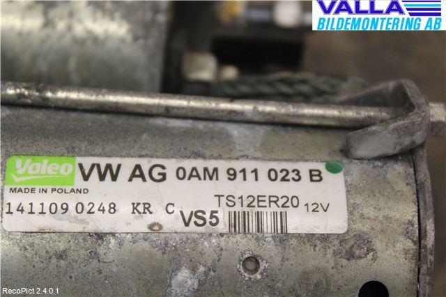 Volkswagen VW PASSAT 05-11 Startmotor