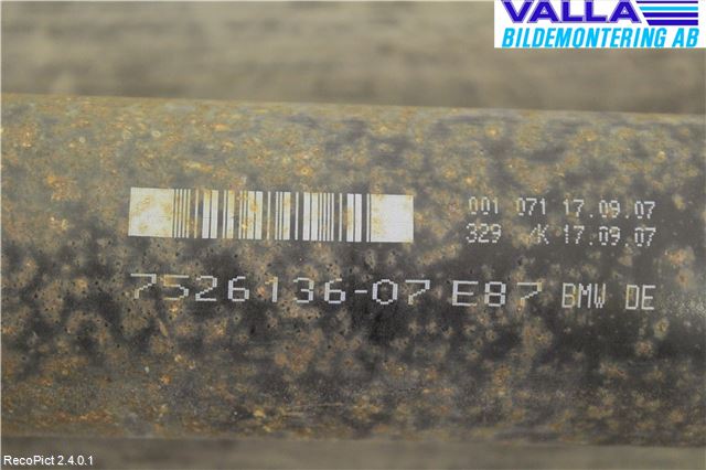 BMW 1 E87/81 5D/3D 03-11 Mellanaxel Komp