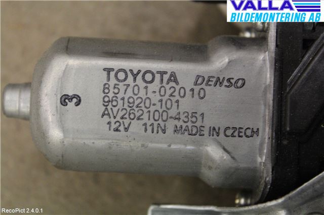Toyota AURIS 10-12 Fönsterhiss El Kompl