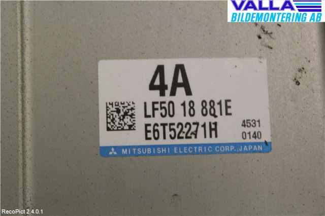 Mazda 3 I 03-06 Styrenhet Insprut Bensin