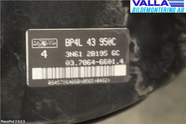 Mazda 3 I 03-06 Bromsservo