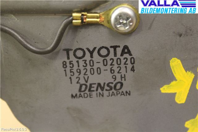Toyota COROLLA 02-07 Torkarmotor Baklucka
