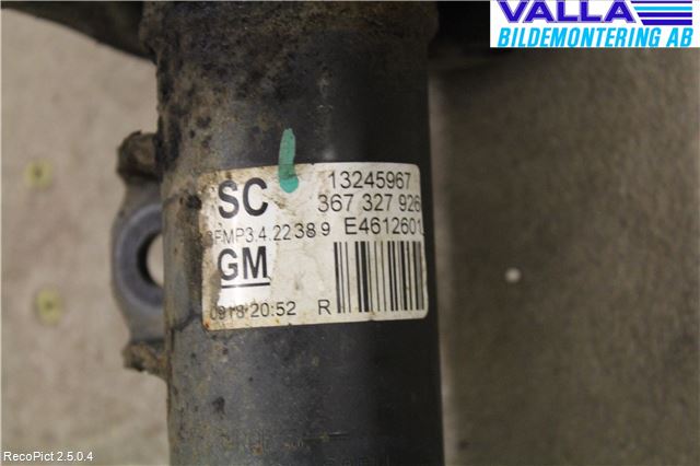 Opel INSIGNIA 09-16 Fjäderben Fram Höger