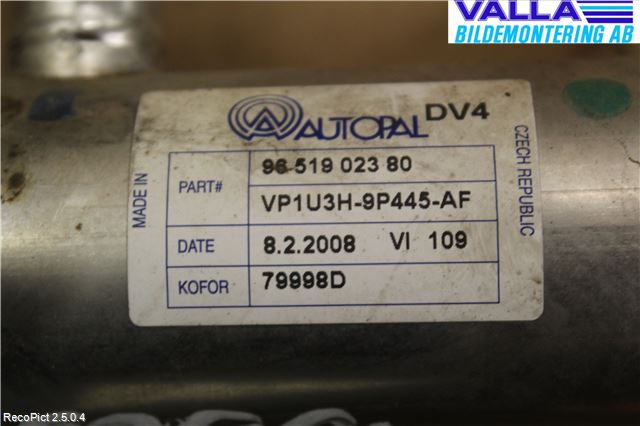 Peugeot BIPPER Avgaskylare