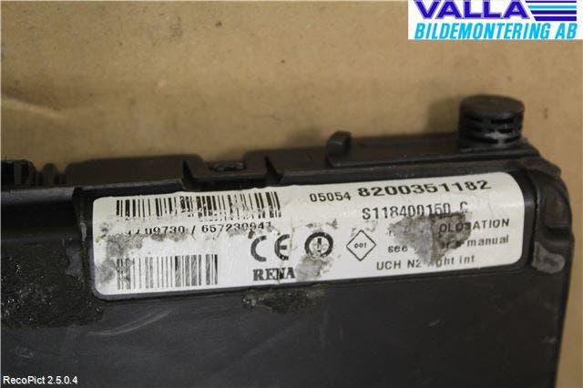 Renault MÉGANE II 03-05 Relä Central