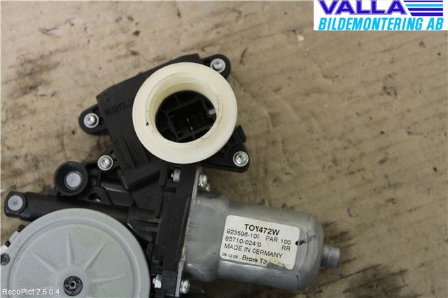 Toyota AURIS 10-12 Fönsterhiss El Kompl