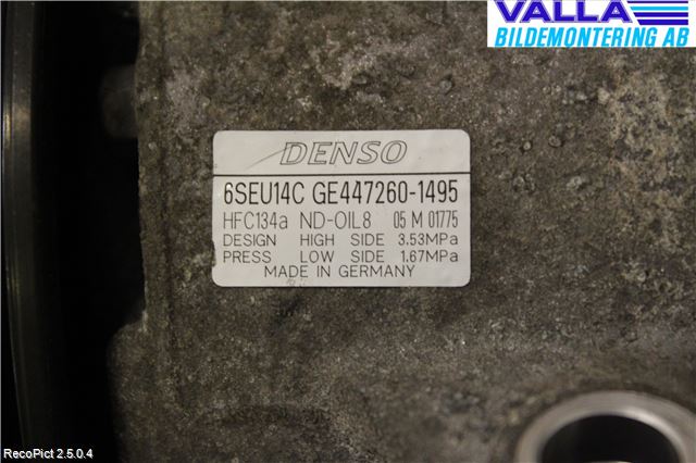 Toyota AURIS 10-12 Ac Kompressor