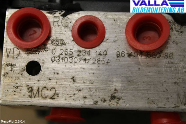 Peugeot 307     01-05 Abs Hydraulaggregat