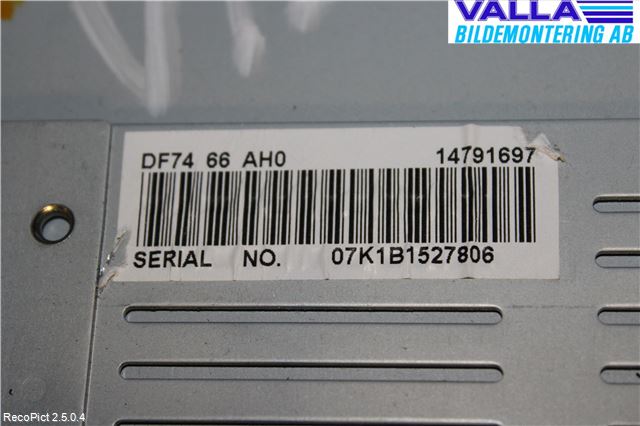 Mazda 2 (DE) 08-15 Cd Radio - Multimediapanel