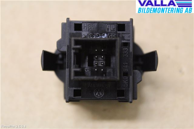 Volkswagen VW GOLF VI 09-13 Strömställare Dimmer