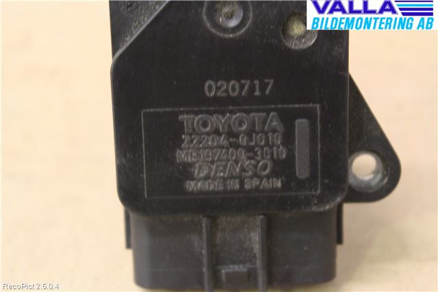 Toyota COROLLA 02-07 Injluftmassamätare