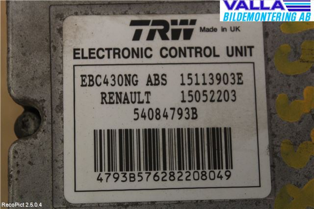 Opel VIVARO 01-14 Abs Hydraulaggregat