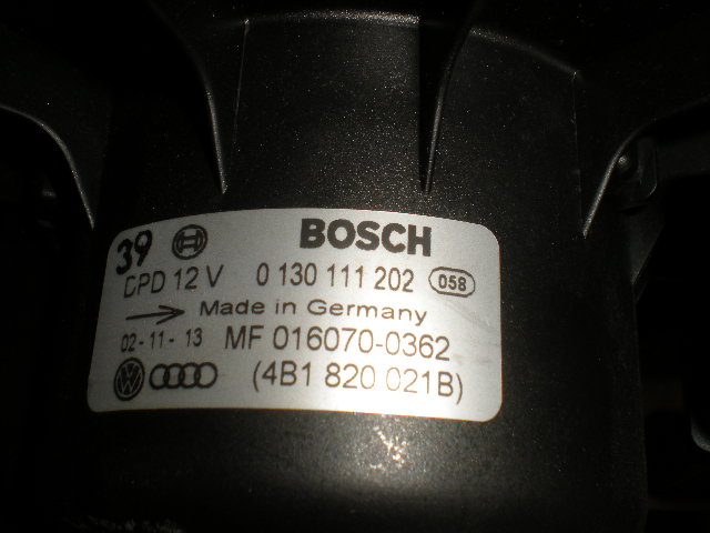 Audi A6/S6     97-05 Värmefläkt
