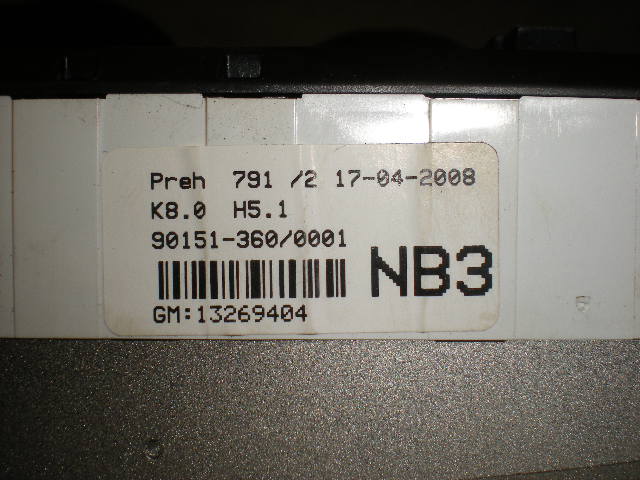 Opel ASTRA H 04-12 Ac Styrenhet Ac Manöveren