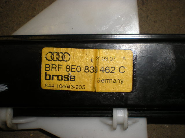 Audi A4/S4 05-07 Fönsterhissmekanism