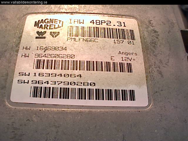 Citroen C5 -04 Styrenhet Insprut Bensin