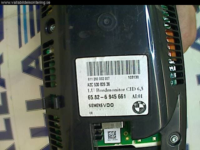 BMW 5 E60/61 Sed/Tou 02-10 Bildskärm