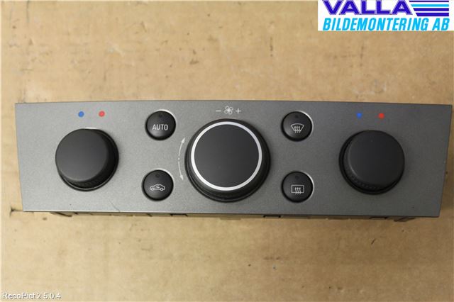 Opel VECTRA C 06-08 Ac Styrenhet Ac Manöveren