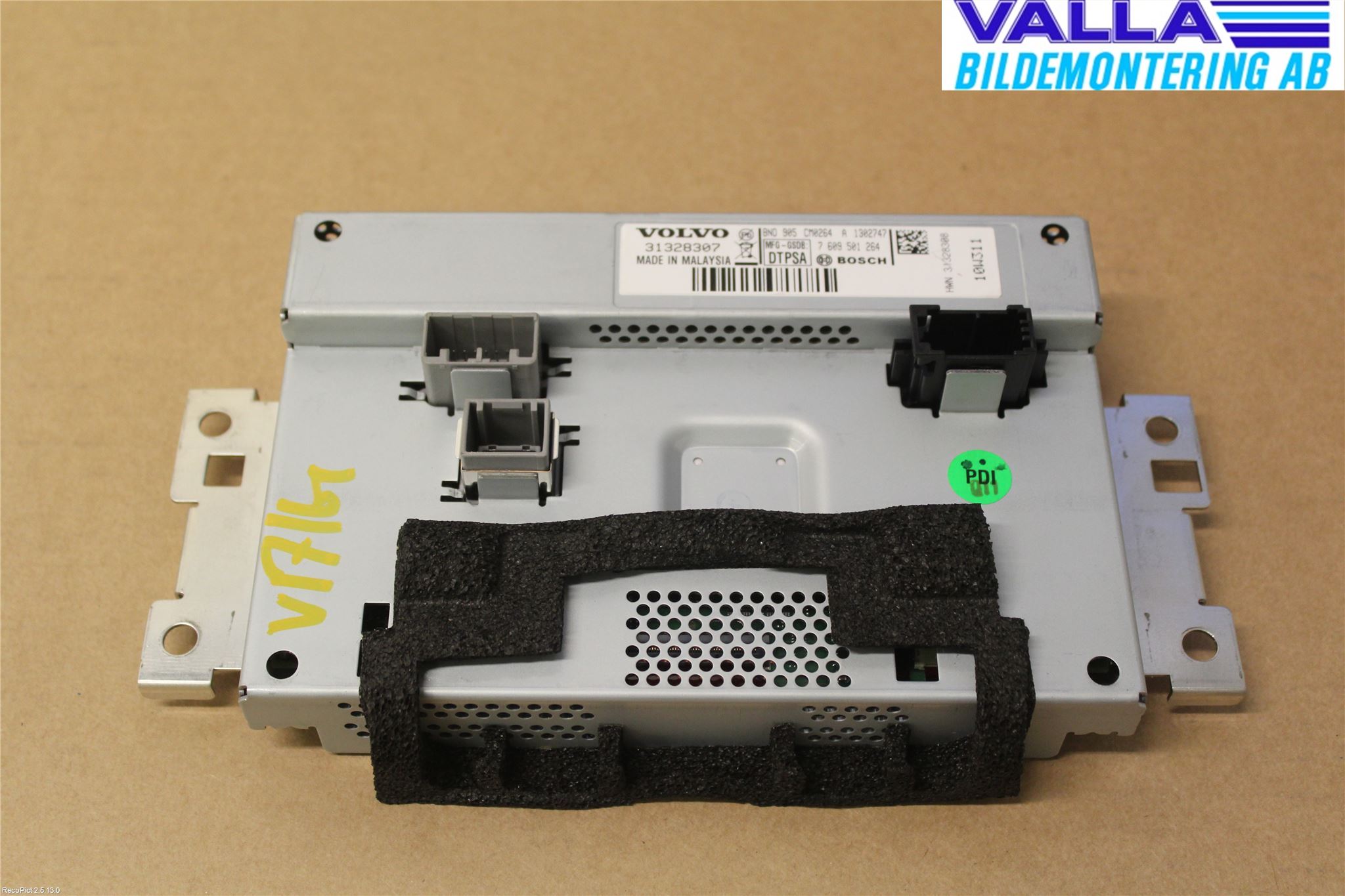 Volvo S60 11-13 Multifunktionsdisplay