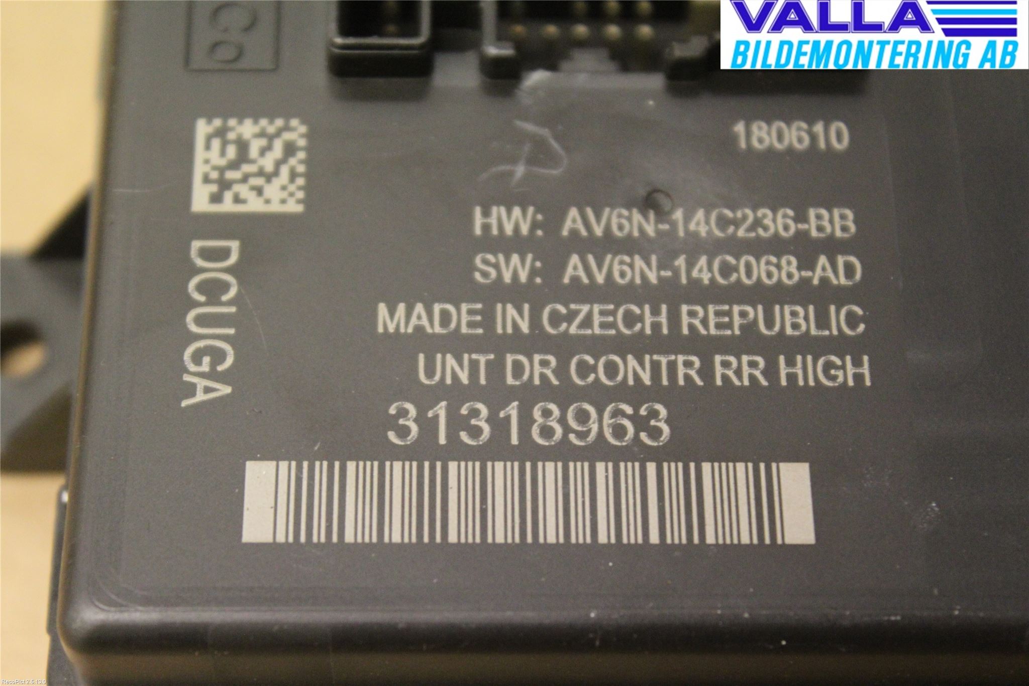 Volvo S60 11-13 Styrenhet Dörr