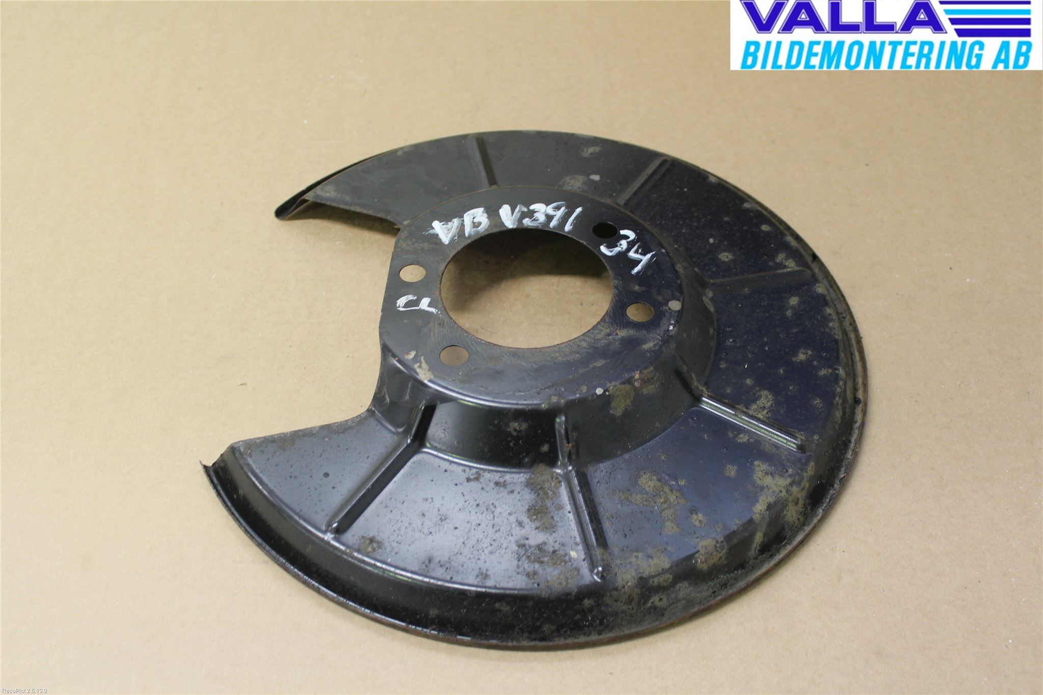 Volvo S80 07-13 Bromssköld Bak