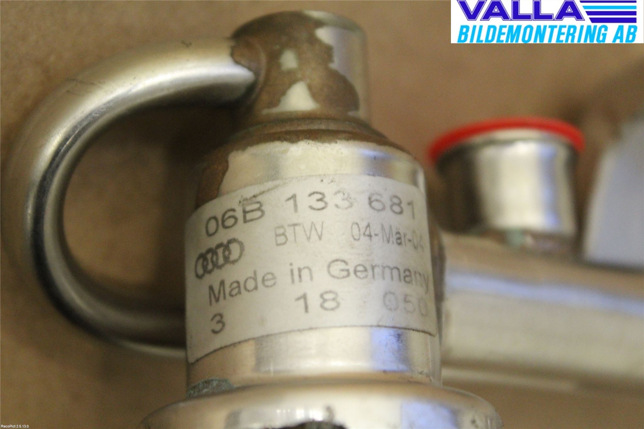 Audi A6/S6     97-05 Injspridarrör