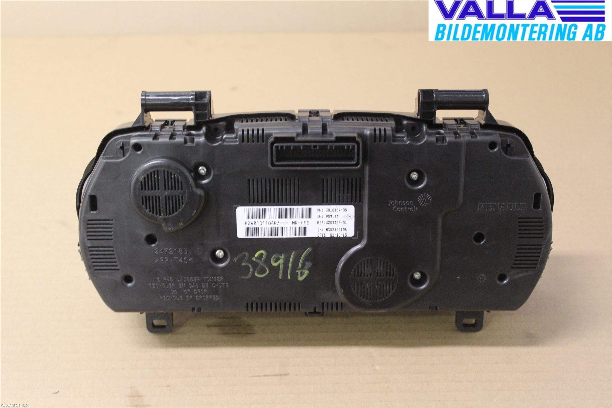 Renault KADJAR 15- Instrument Komb