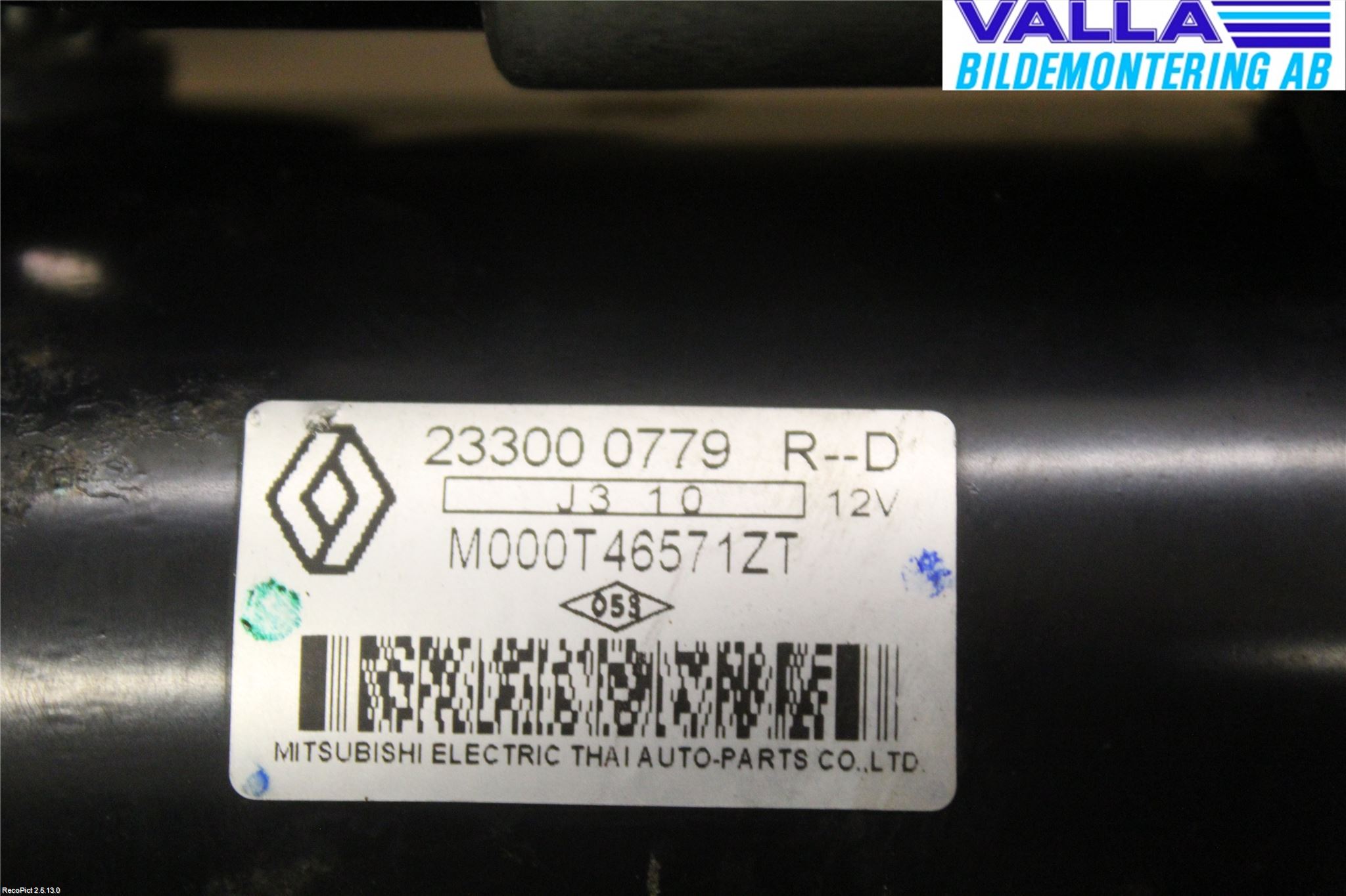 Renault CAPTUR 13-19 Startmotor