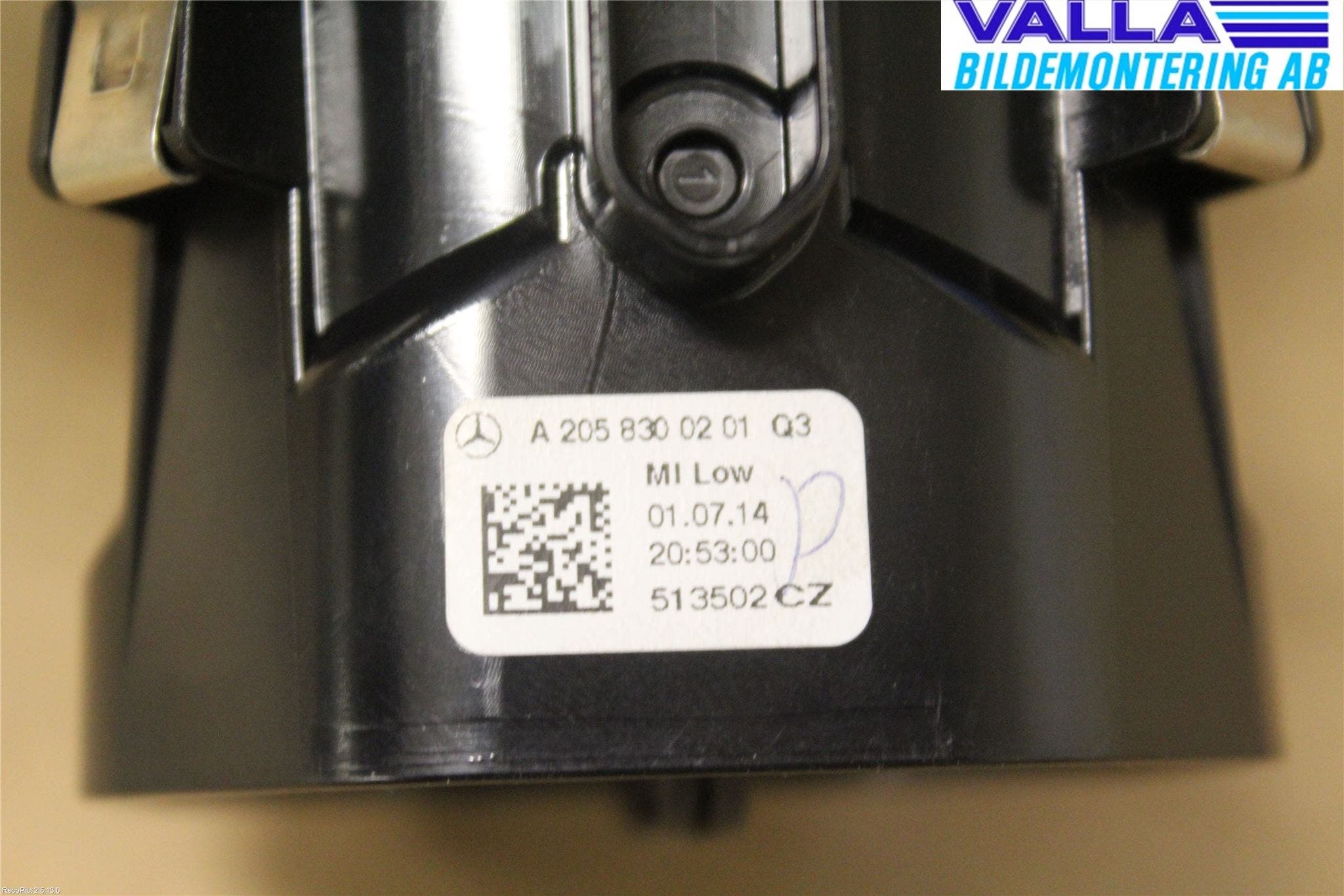 Mercedes-Benz MB C-KLASS (W205) 14-21 Defrosterkanal-Munstycke