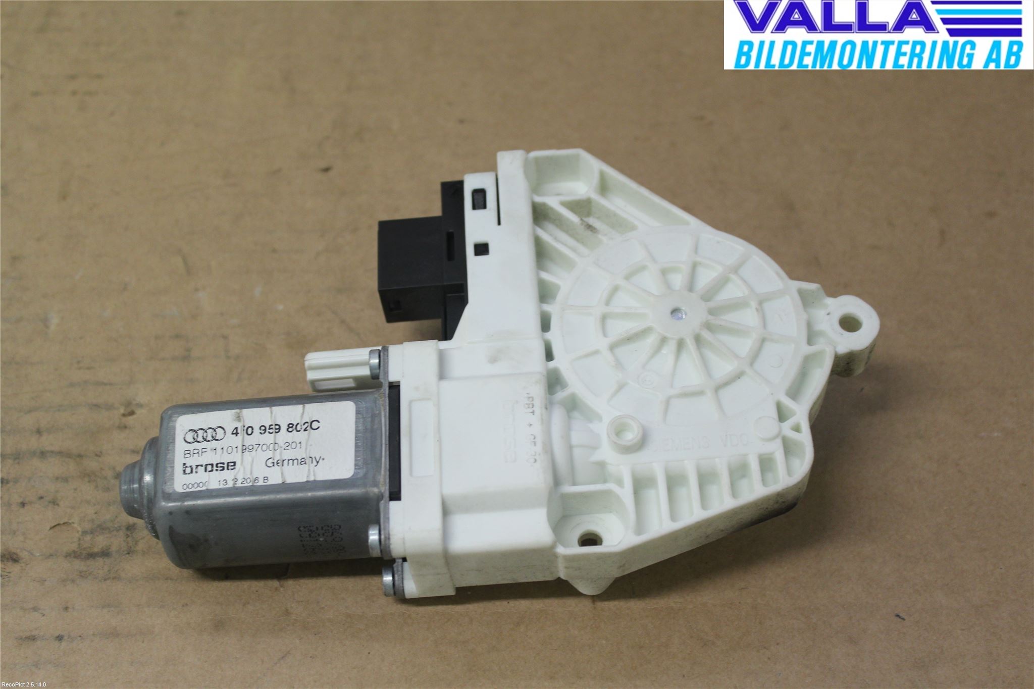 Audi A6/S6     05-11 Fönsterhissmotor