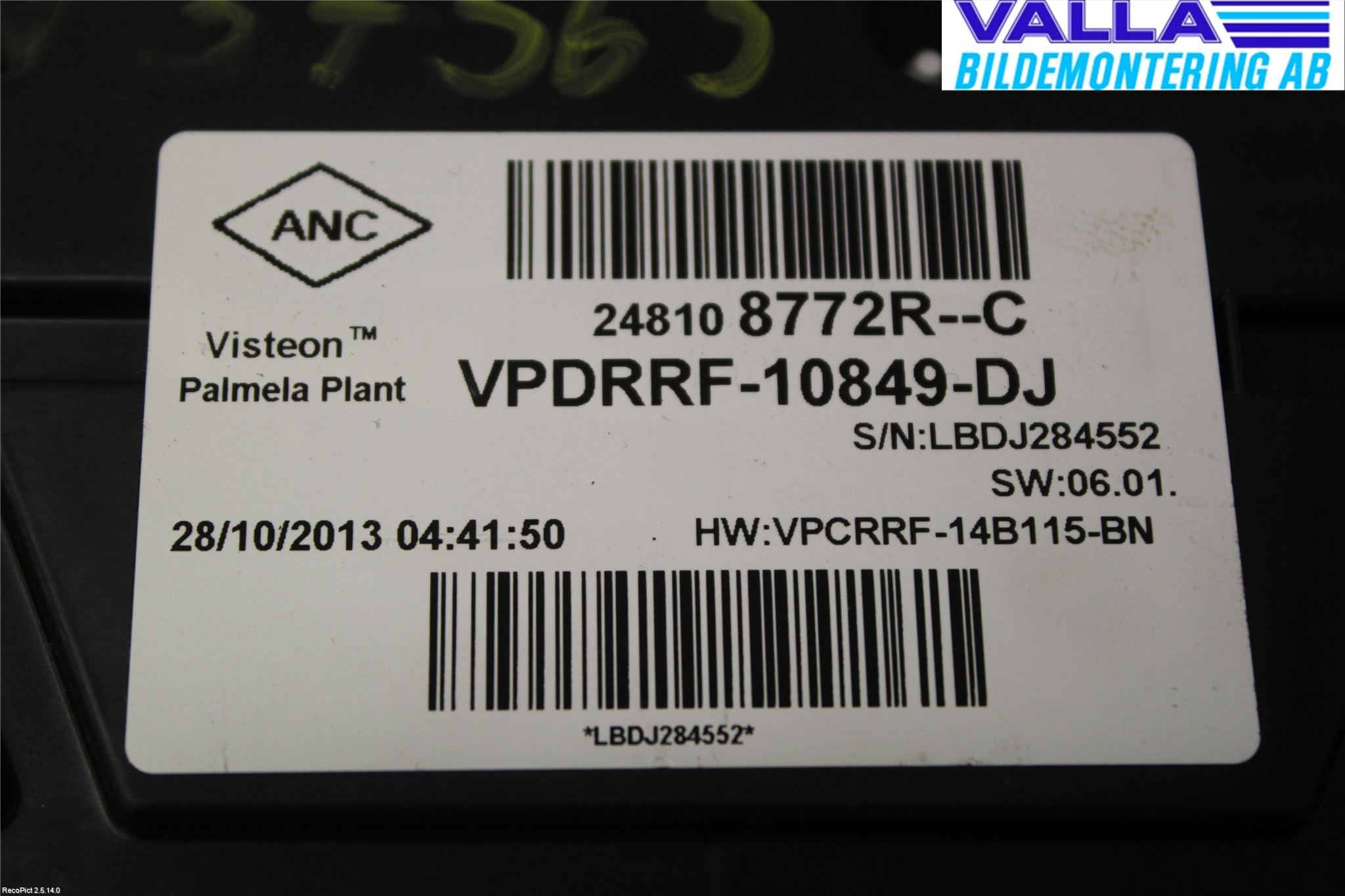 Renault CAPTUR 13-19 Instrument Komb